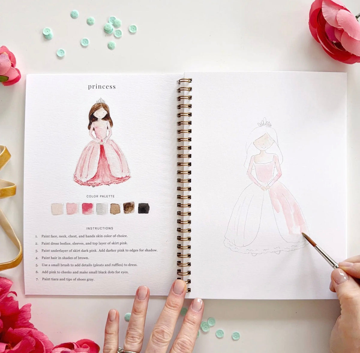 Emily Lex Studio - Fairytale Watercolor Workbook