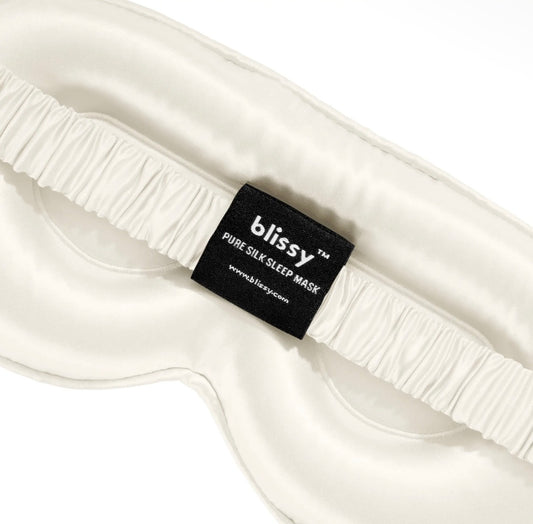 Blissy Profile Sleep Mask - White