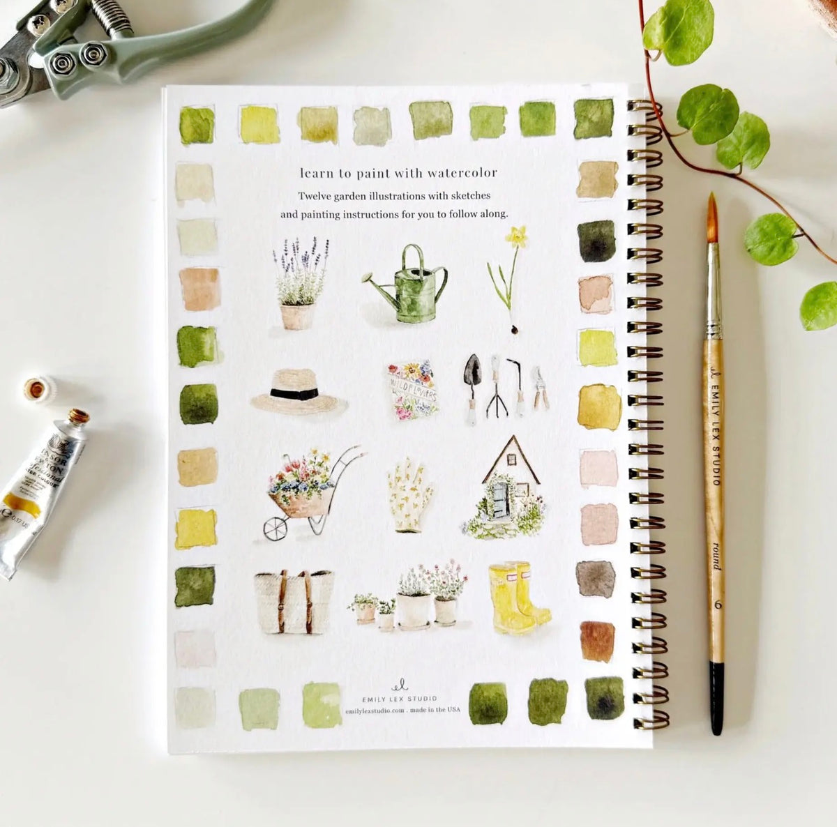 Emily Lex Studio - Garden Watercolor Notebook