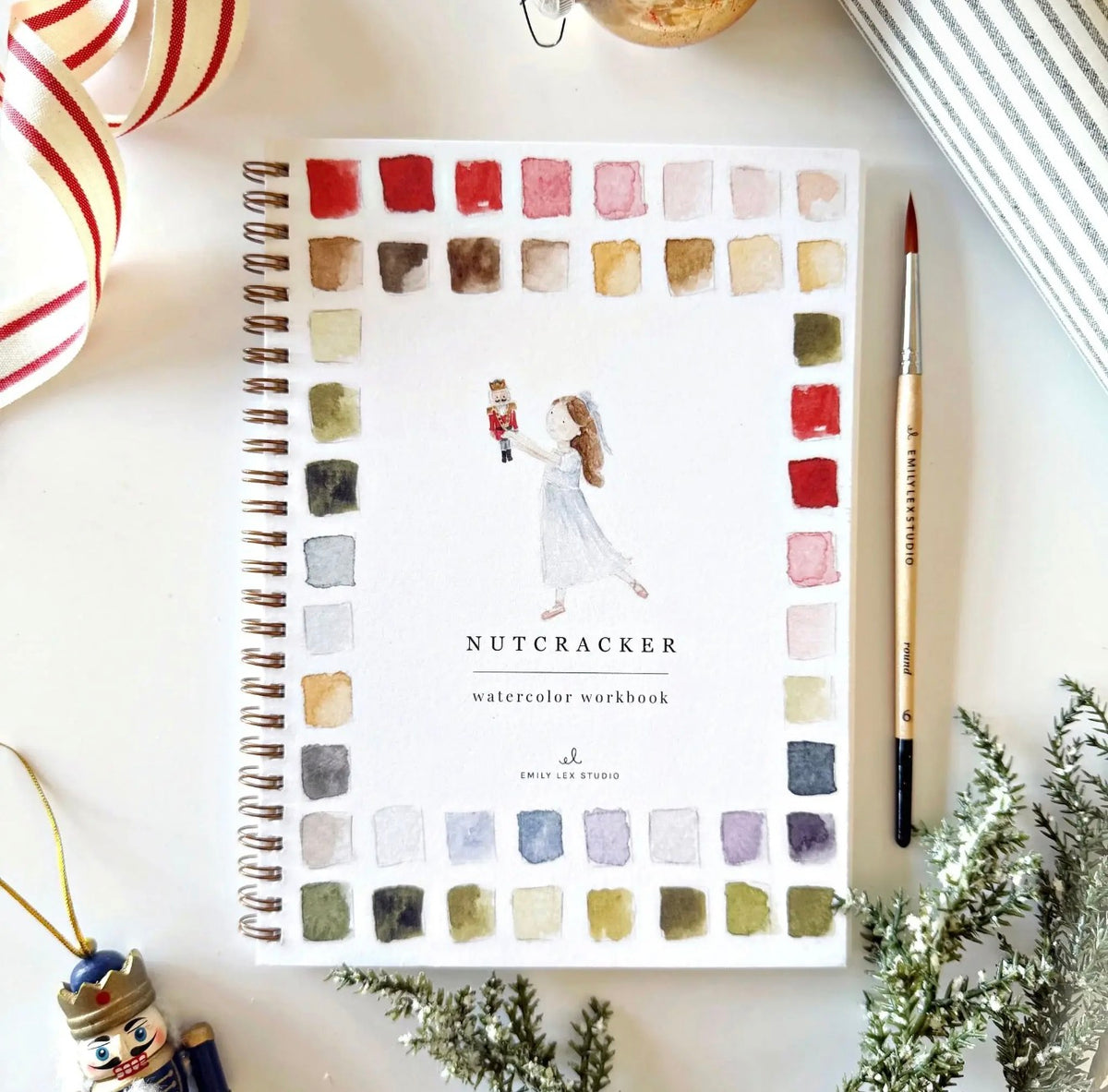 Emily Lex Studio - Nutcracker Watercolor Workbook