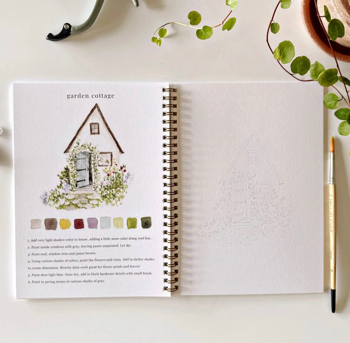 Emily Lex Studio - Garden Watercolor Notebook